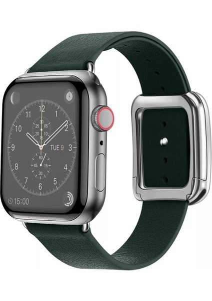 Apple Watch Uyumlu 38/40/41 Mm Için Modern Buckle Hakiki Deri Kordon