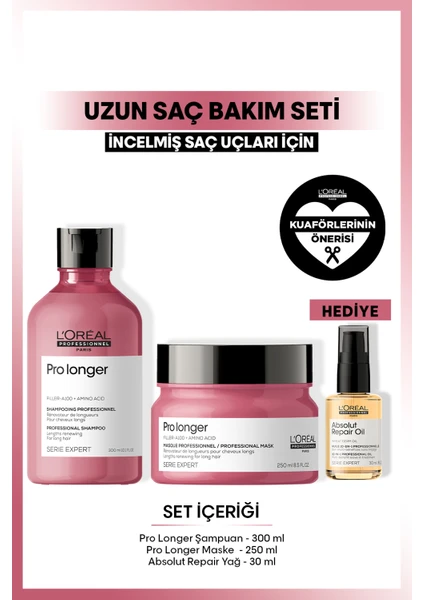 L'Oréal Professionnel Serie Expert ProLonger  Uzun Saç Uzmanı Saç Bakım Seti