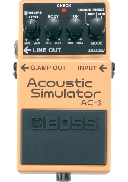 Müzik Reyonu Boss Ac-3 Acoustic Simulator Compact Pedal