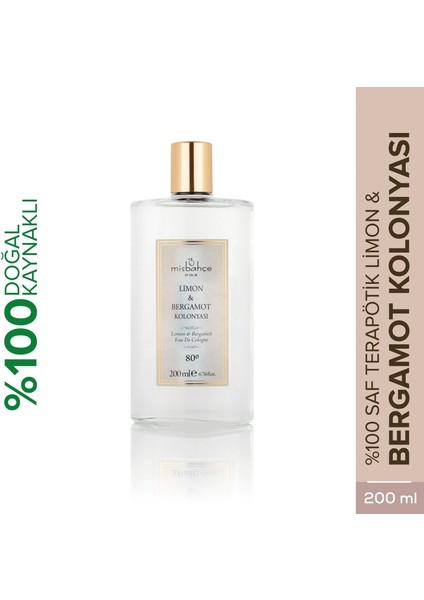 Limon Bergamot Kolonyası 200 ml