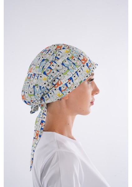 Panda Ayı Kardeşler Desenli Tesettür Doktor Hemşire Hastane Aşçı Cerrahi Bone fırsatları