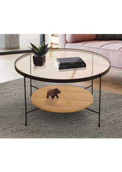 Oslo Şeffaf Cam , Çam Alt , Orta Sehpa