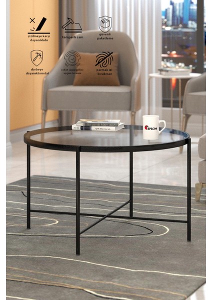 Oslo Şeffaf Cam , Orta Sehpa