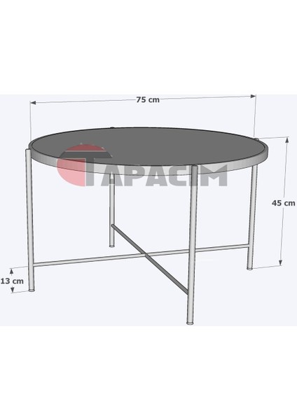 Oslo Orta Sehpa Füme Cam modelleri