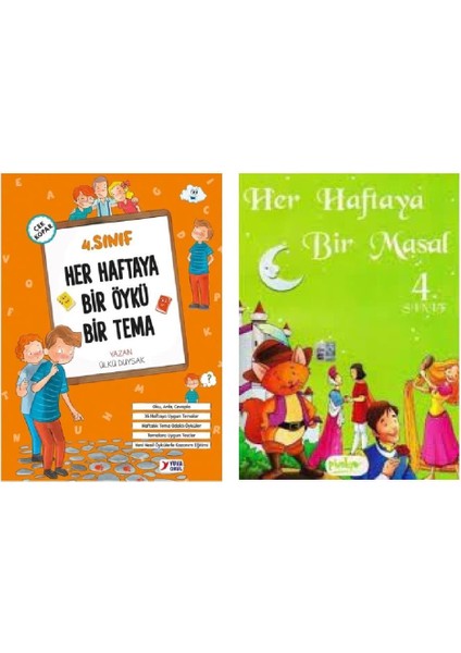 Her Haftaya Bir Öykü Bir Tema - Her Haftaya Bir Masal 2 Kitap