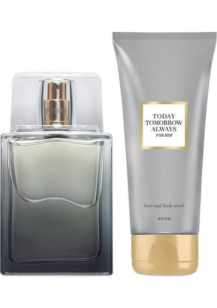 Tta Today Erkek Parfüm +saç ve vücut şampuan seti