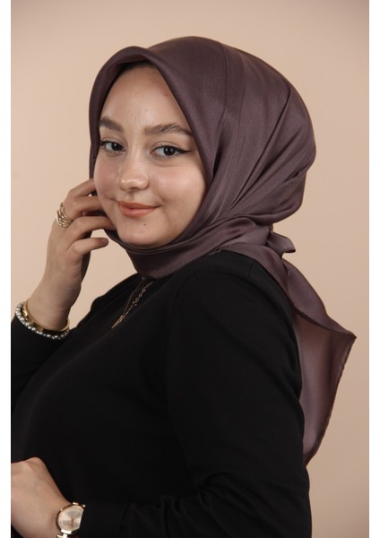 Açık Mor Scarf Kristal Eşarp