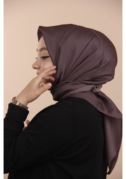 Açık Mor Scarf Kristal Eşarp