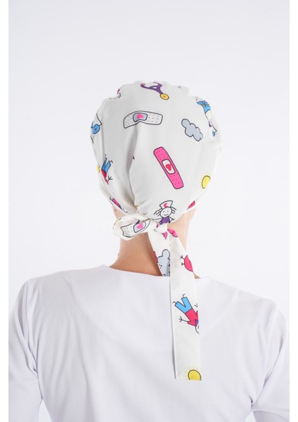 Yarabandı Desenli Tesettür Doktor Hemşire Hastane Cerrahi Bone modelleri