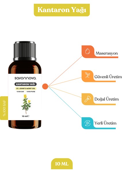 Doğal Kantaron Yağı %100 Saf 10 ml