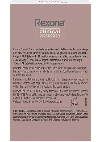 Clinical Protection Shower Clean Kadın 45 ml