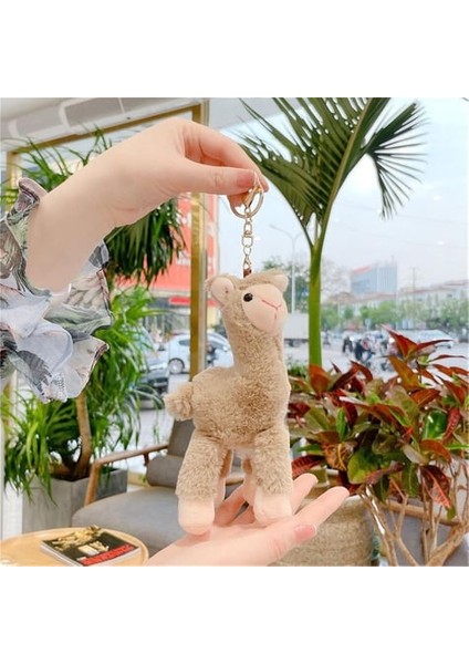 Peluş Lama Anahtarlık Çanta Süsü 14CM