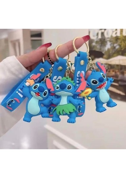 Lilo & Stitch Silikon Anahtralık Çanta Süsü 1 Adet