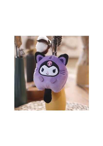 Kuromi Peluş Anahtarlık ve Çanta Süsü