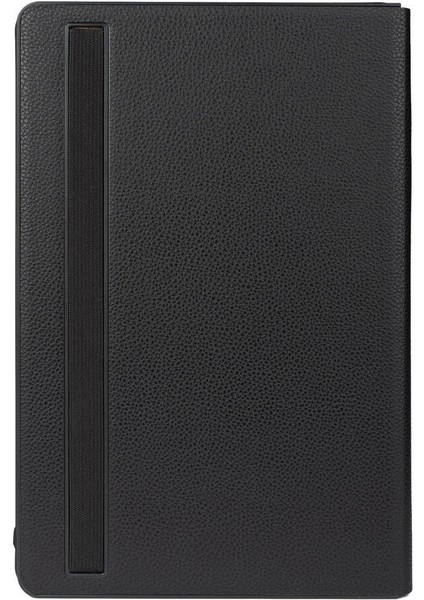 Samsung Galaxy Tab A9 Fest Dönebilen Standlı Kılıf-Kırmızı