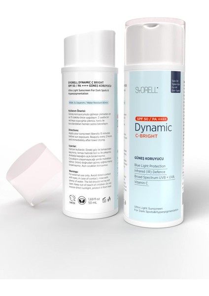 Dynamic C-Bright Güneş Koruyucu 50 SPF