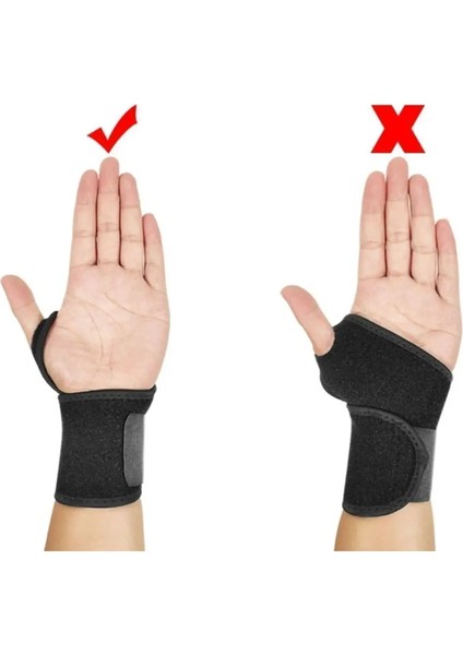 Tekno Trust El Bilek Bandajı Bilek Ağrısı Için Bandaj Spor Fitness Ateli