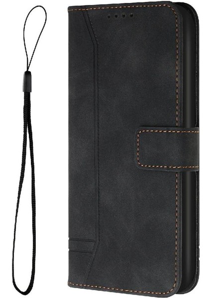 IPhone 16 Için Telefon Kılıfı Pro Manyetik Kapatma Kart Yuvaları Kapak Flip Folio (Yurt Dışından)