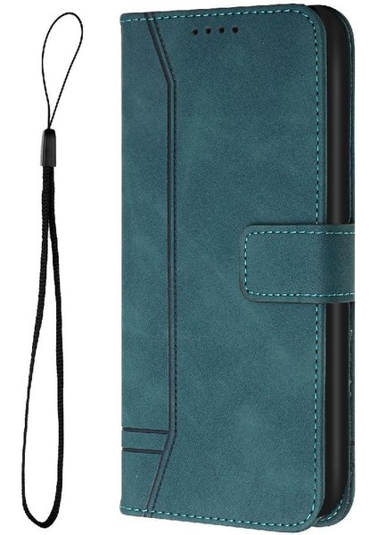 IPhone 16 Için Telefon Kılıfı Pro Manyetik Kapatma Kart Yuvaları Kapak Flip Folio (Yurt Dışından)