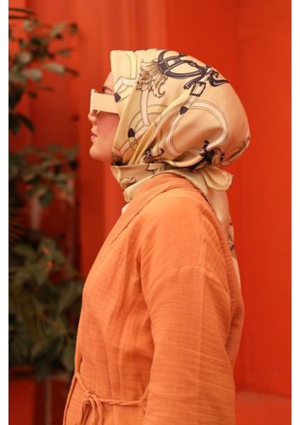 21 Silk Home Twill Ipek Eşarp 11436