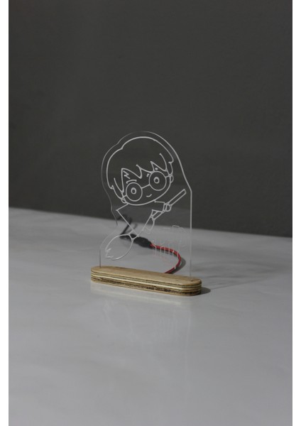 Harry Potter Süpürge Lamba / Quidditch Gece Lambası / Aydınlatma / LED Işıklı / Ambians Işığı