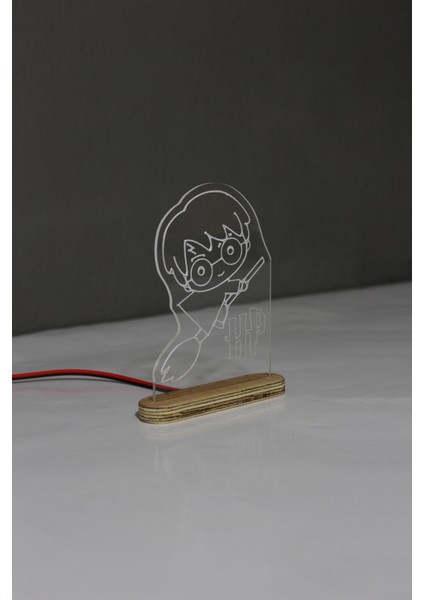 Harry Potter Süpürge Lamba / Quidditch Gece Lambası / Aydınlatma / LED Işıklı / Ambians Işığı