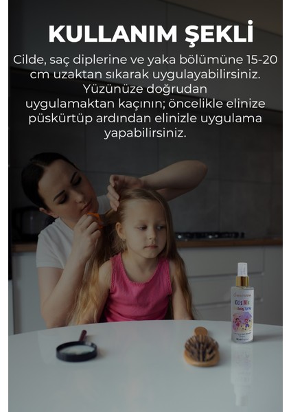 Kidsmix Bit Sirke Spreyi 200 ml Doğal Koruyucu Içermez Okula Kışa Hazırlık Lice Spray modelleri