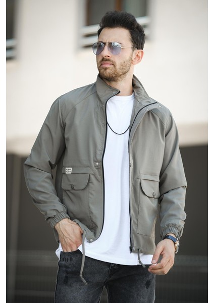 Juan Slim Fit Su Itici Bağcık Detaylı Kapüşonlu Erkek Mevsimlik Mont Yağmurluk fiyatları