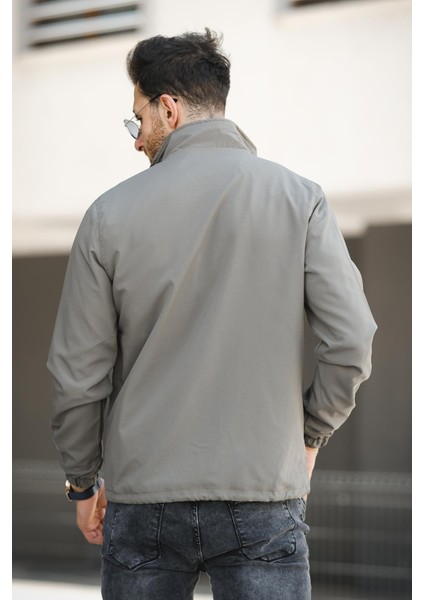 Juan Slim Fit Su Itici Bağcık Detaylı Kapüşonlu Erkek Mevsimlik Mont Yağmurluk indirimleri