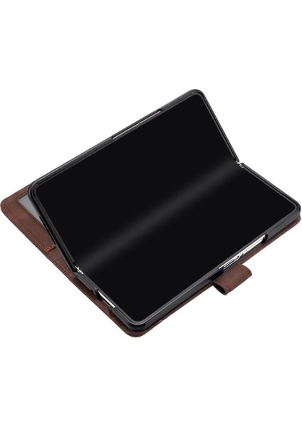 Samsung Galaxy Z Için Telefon Kılıfı Fold 6 El Kayışı Kart Yuvaları Kapak Flip Pu (Yurt Dışından) modelleri