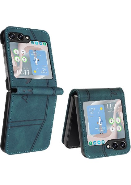 Telefon Kılıfı Için Samsung Galaxy Z Flip 6 Flip Folio Cüzdan Kart Yuvaları Kapak (Yurt Dışından) fiyatları