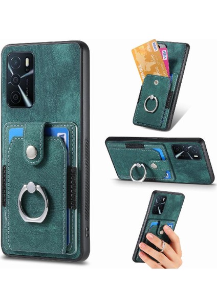 Oppo A16 Manyetik Araç Montaj Yüzük Tutucu Crad Yuvası Standı Için Kılıf (Yurt Dışından)