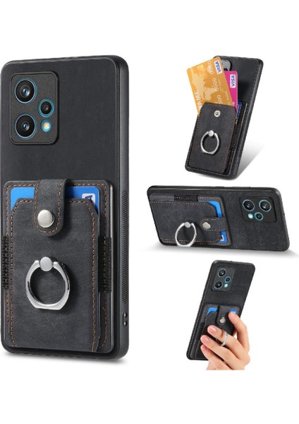 Realme 9 Pro Artı Crad Yuvası Standı Manyetik Araç Montaj Yüzük Tutucu (Yurt Dışından)