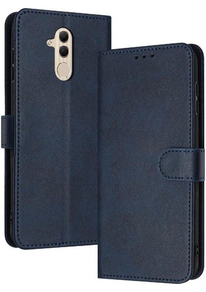 Kart Yuvası Pu ile Huawei Mate 20 Lite Saf Renk Kickstand Için Flip Case (Yurt Dışından)