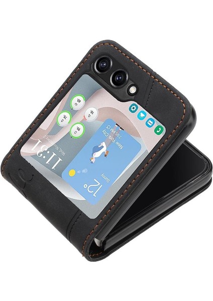 Telefon Kılıfı Için Samsung Galaxy Z Flip 6 Flip Folio Cüzdan Kart Yuvaları Kapak (Yurt Dışından) indirimleri
