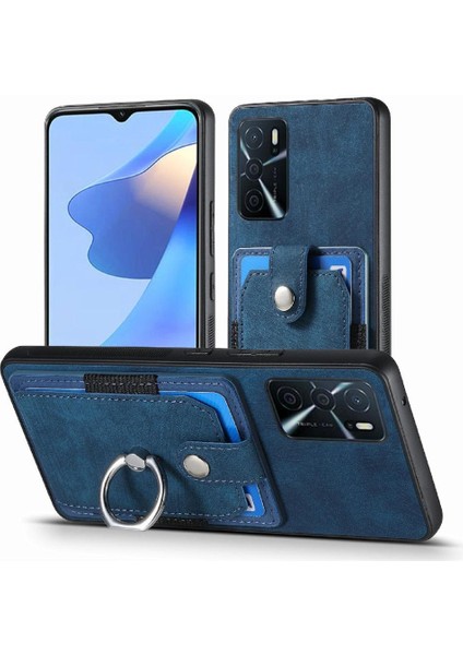 Oppo A16 Manyetik Araç Montaj Yüzük Tutucu Crad Yuvası Standı Için Kılıf (Yurt Dışından)