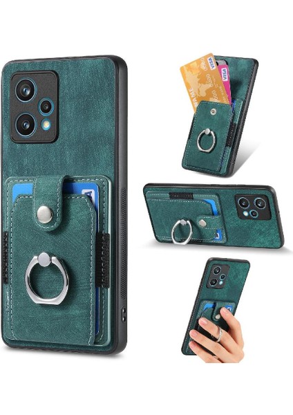 Realme 9 Pro Artı Crad Yuvası Standı Manyetik Araç Montaj Yüzük Tutucu (Yurt Dışından)