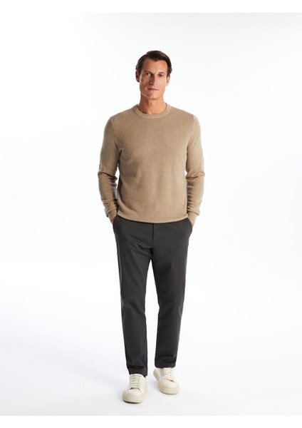 Standart Kalıp Gabardin Erkek Chino Pantolon