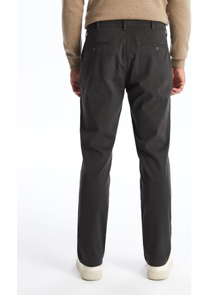 Standart Kalıp Gabardin Erkek Chino Pantolon