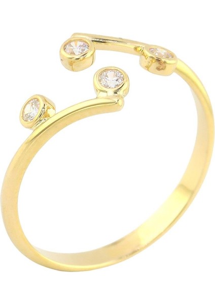 14 Ayar Altın Tasarım Yüzük - 0181921