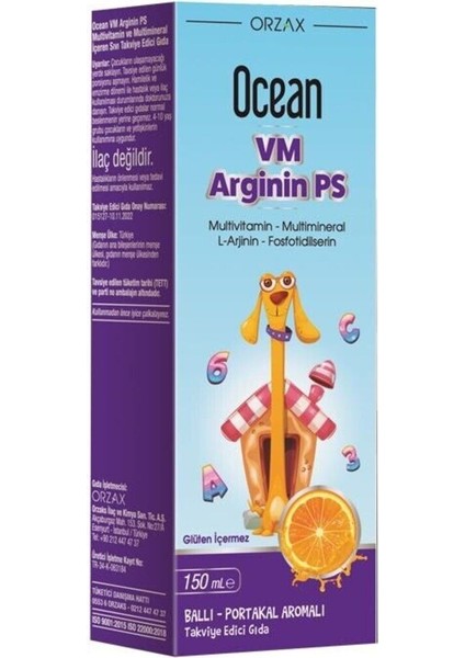 Vm Arginin Ps Şurup 150 ml