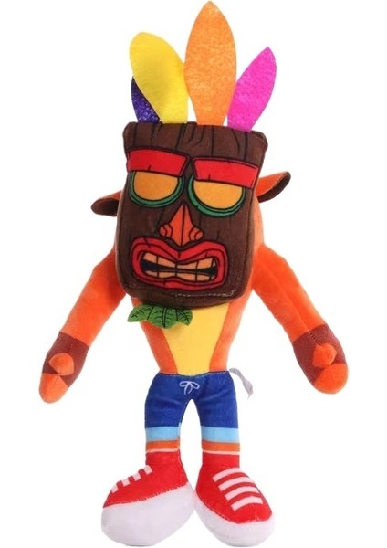 26 cm Cadılar Bayramı Bebek Crash Bandicoot Çılgın Üçleme Peluş Oyuncak Serin Dönüşen Kurt Bebek (Yurt Dışından)