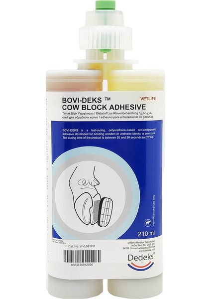 Bovideks 210 ml Büyükbaş Hayvan Tırnak Takoz Blok Yapıştırıcı