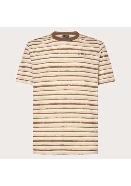 Blurrred Strıpes Tee Erkek T-Shirt OAK.FOA405507-OAK.BAI