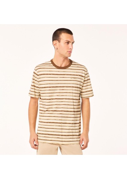 Blurrred Strıpes Tee Erkek T-Shirt OAK.FOA405507-OAK.BAI modelleri