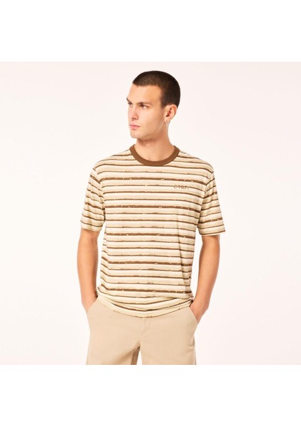 Blurrred Strıpes Tee Erkek T-Shirt OAK.FOA405507-OAK.BAI fırsatları