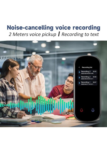 Dil Tercüman Cihazı İki Yönlü Gerçek Zamanlı Ses Çevirisi 137 Dil