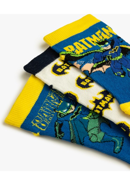 3'lü Batman Çorap Seti Lisanslı