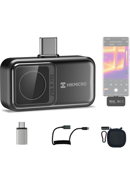 Hıkmıcro Mini2 Termal Kamera Android, 256 x 192 Ir Çözünürlük