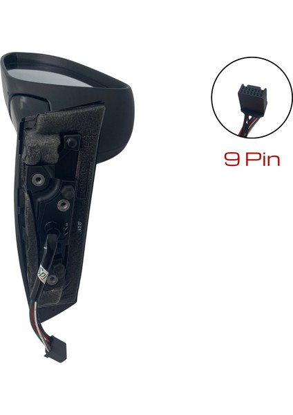 Dış Dikiz Aynası Toyota C-Hr 2017-2019 Elektrikli, Isıtmalı, Sinyalli, Otomatik Katlanır, Astarlı Kapak, 9 Pin indirimleri